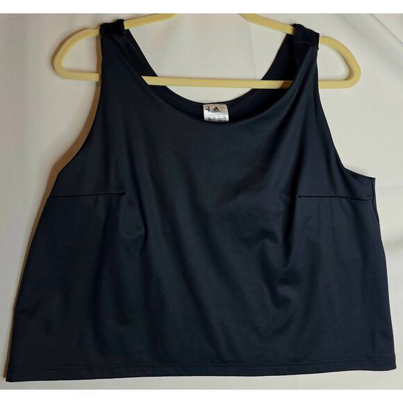 Adidas 11 Honore 1X Black Tank top Built in Non padded Bra. Wide Strap. Actives - Picture 1 of 12